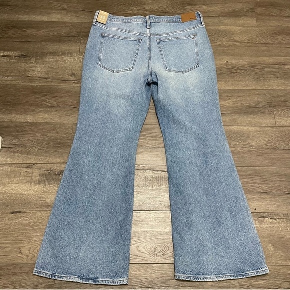 MADEWELL The Perfect Vintage Flare Jean Blue Delavan Wash Sz 33 NWT 90's - Picture 3 of 10